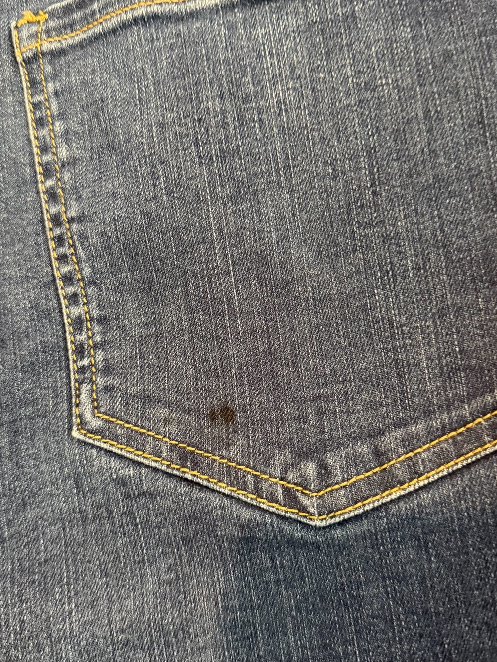 Liz Claiborne Dark Blue Wide-Leg Jeans with Patch Pockets - Picture 3 of 3